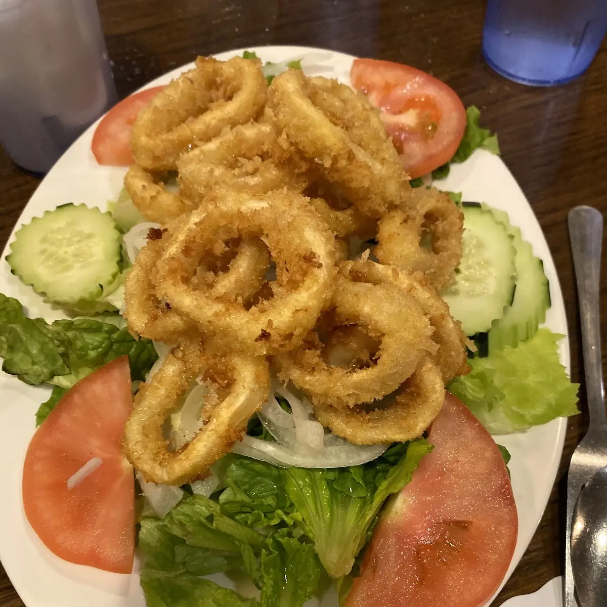 Squid with Garlic Sauce