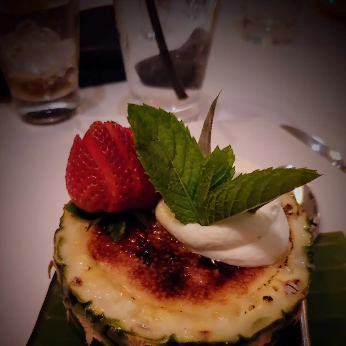 Pineapple Cream Brulee