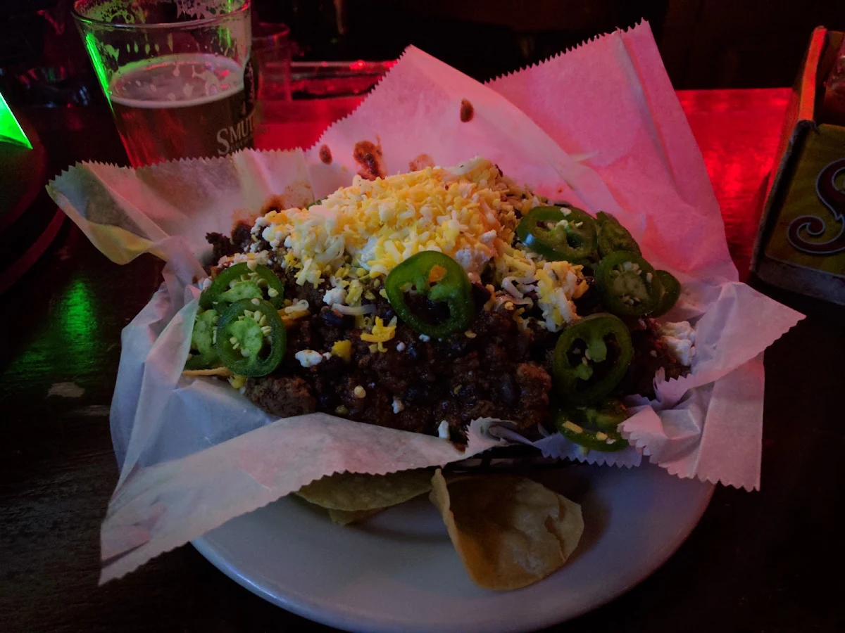 Chili Cheese Mini Nachos