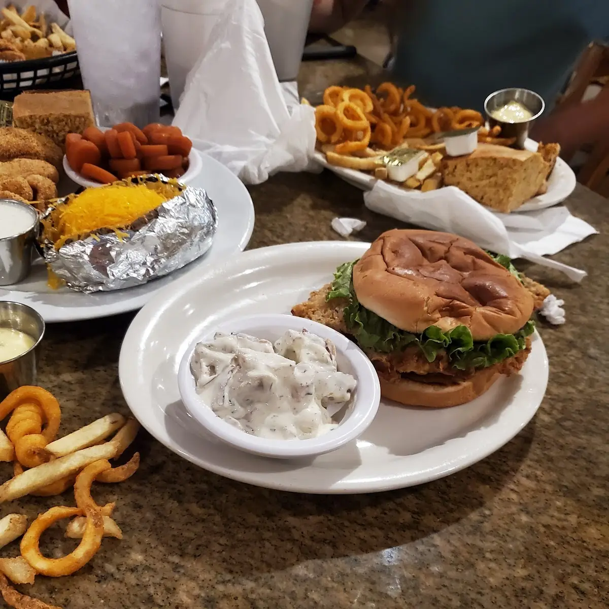 House Salad Onion Rings