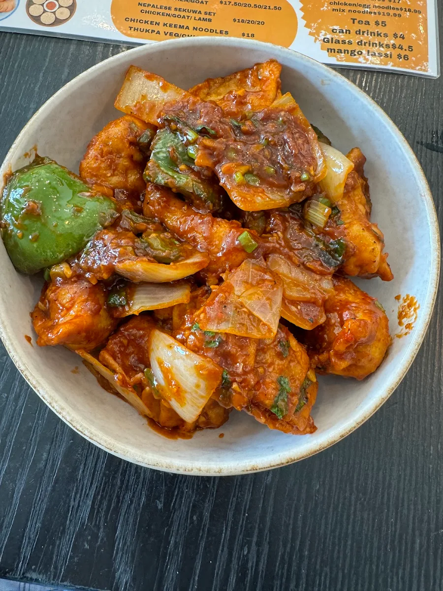 Fried Chilli Momos, Mt Everest Mo:mo , Tarneit