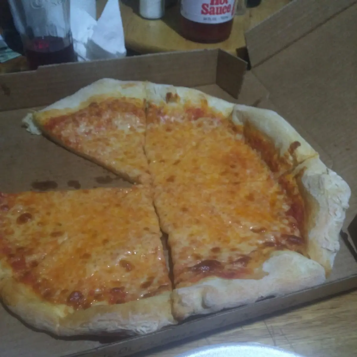Warped Cheese Pizza