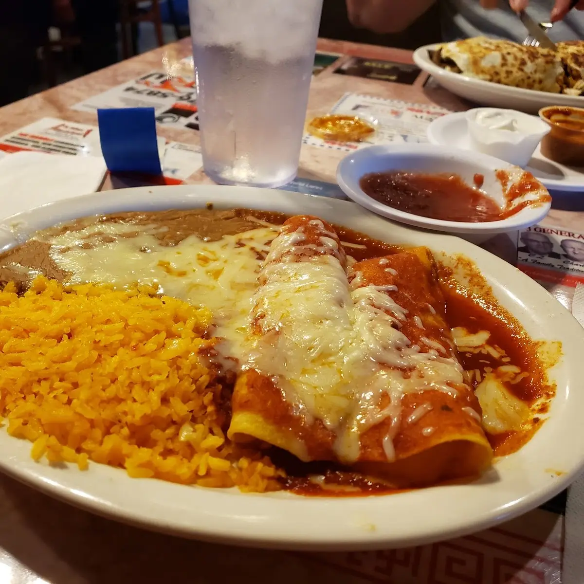 Chicken Fajita Chimichanga