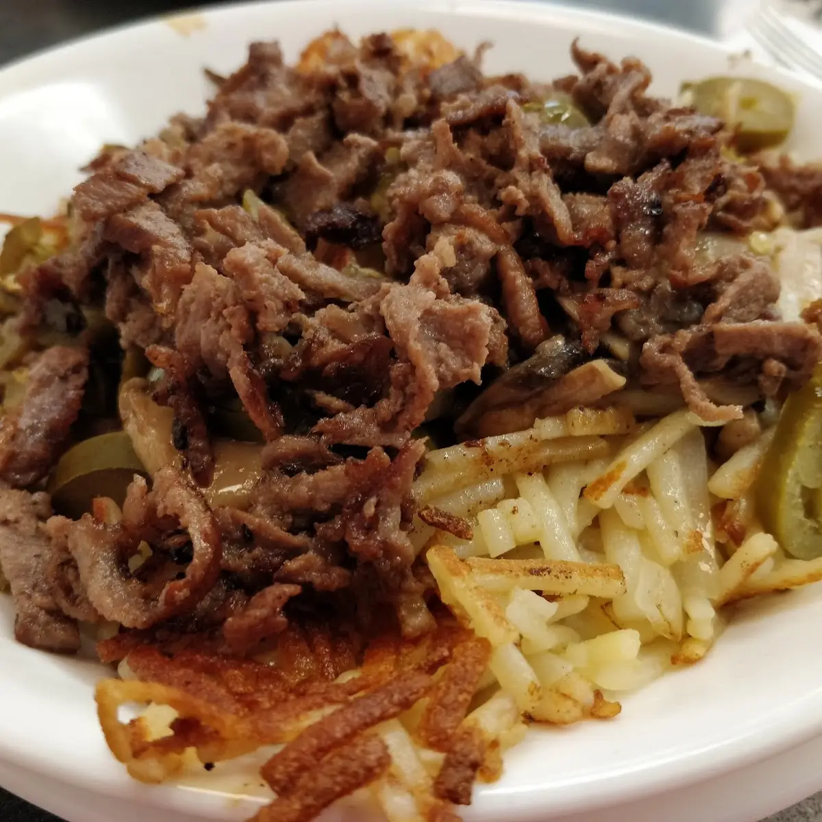 Philly Cheese Steak Hash Bowl
