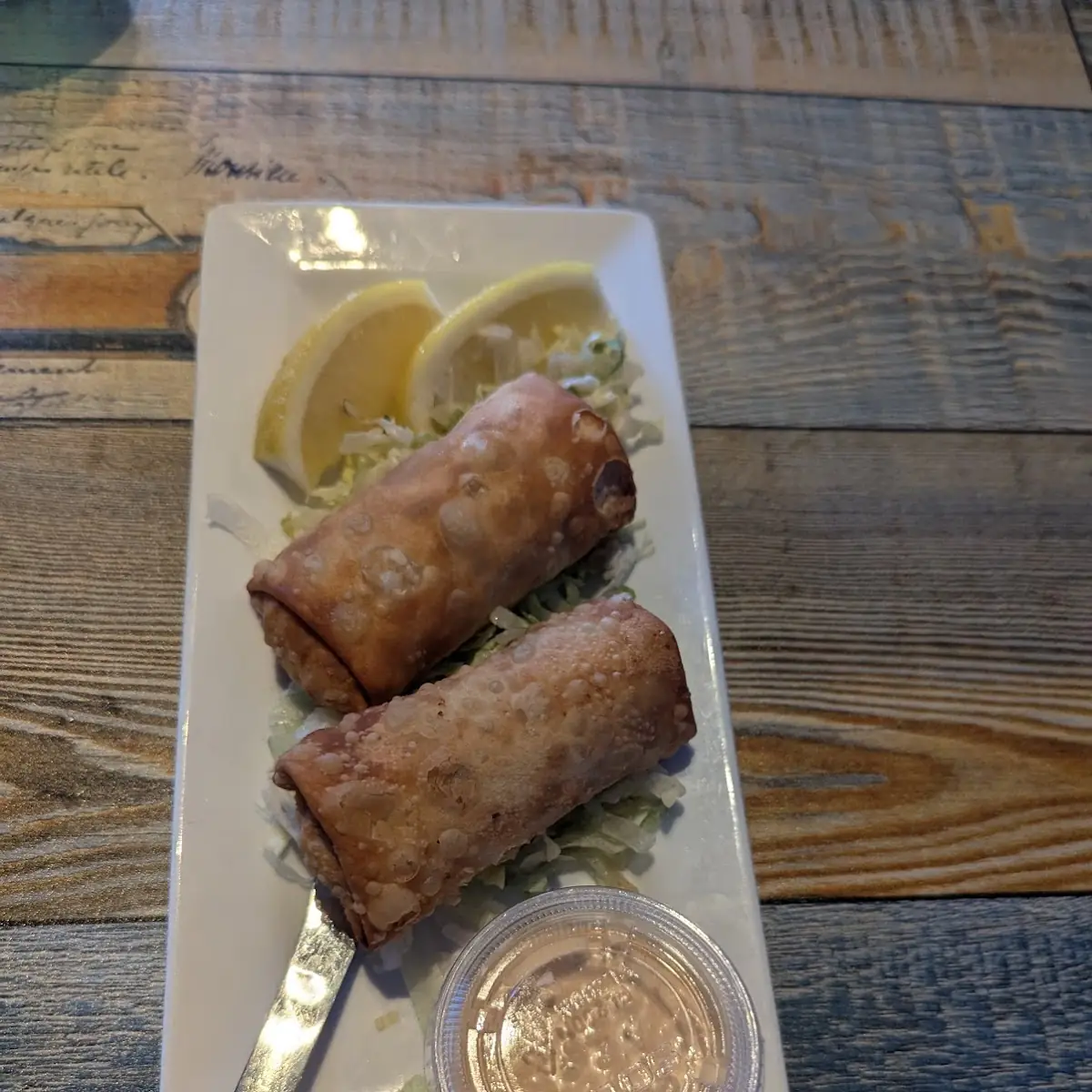 Crab Cake Egg Rolls