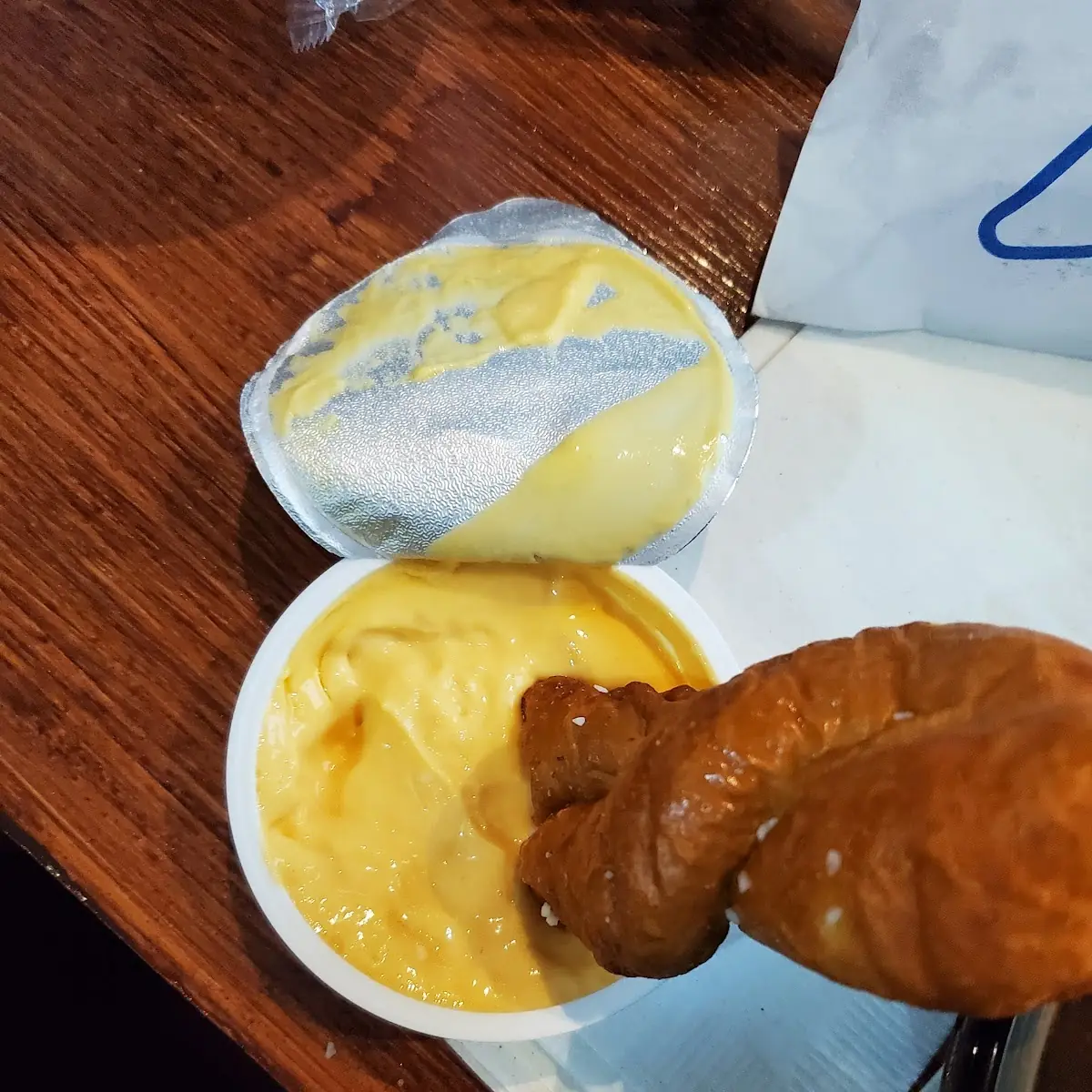 Pretzel Twist and Cheese Dip
