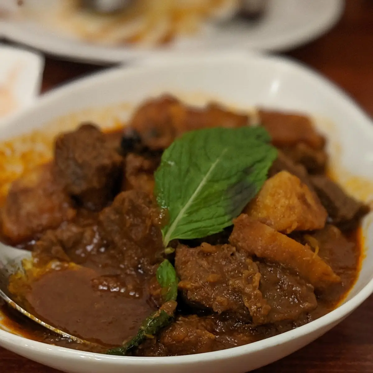 Lamb Curry Steamed Rice