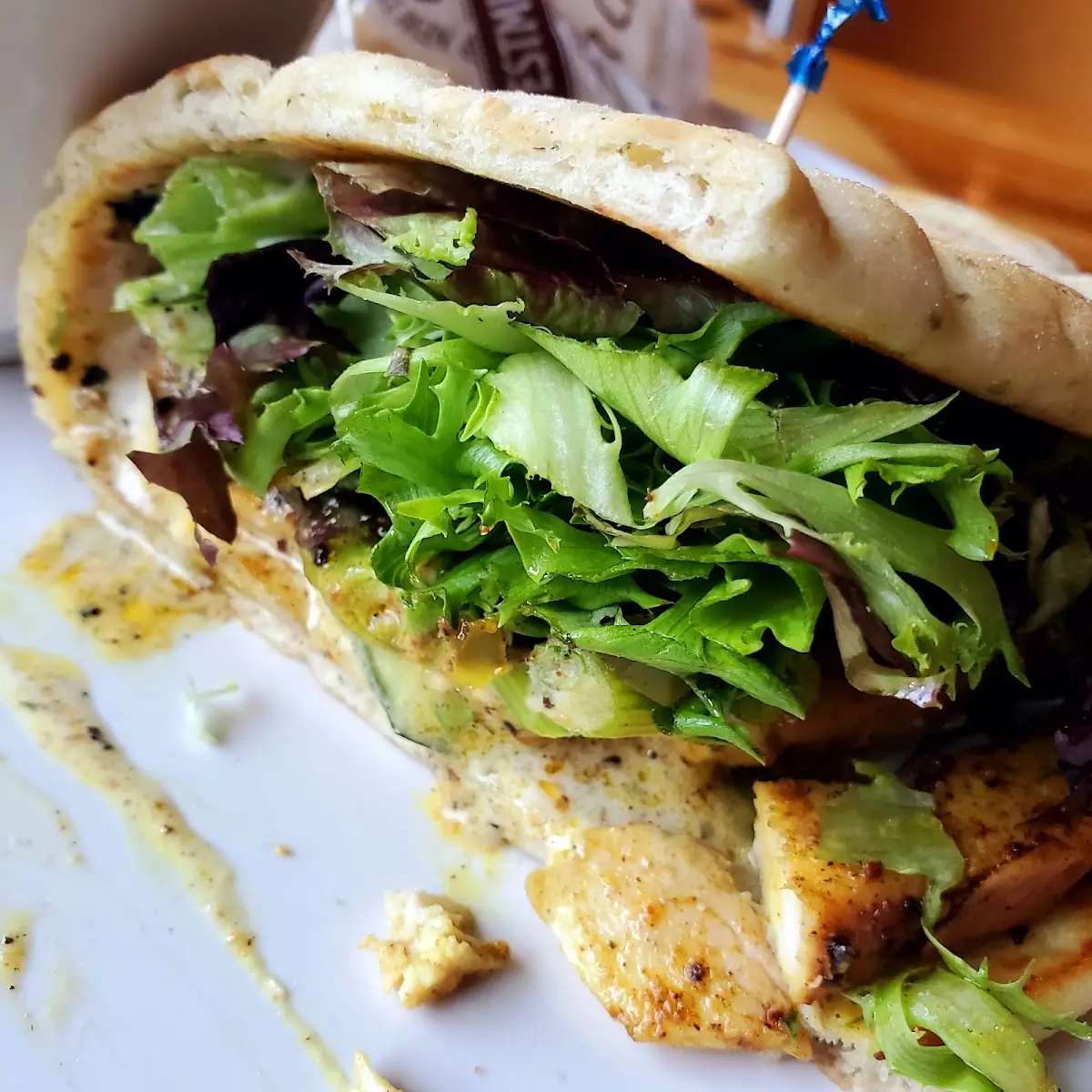 Chicken Curry Flatbread