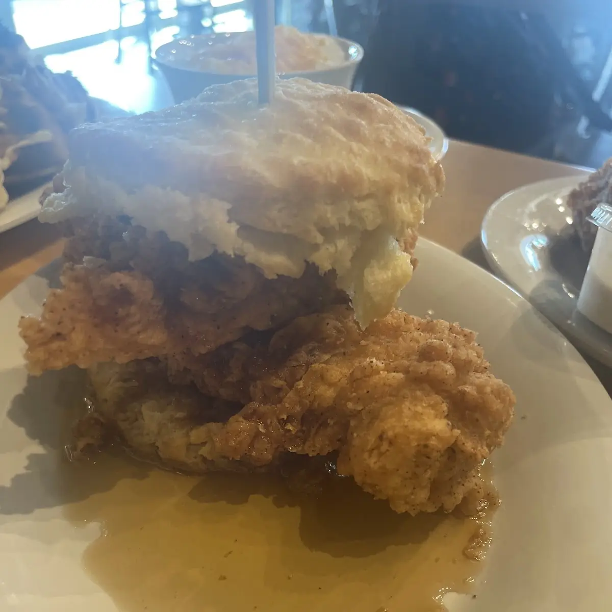 Maple Chicken Biscuit