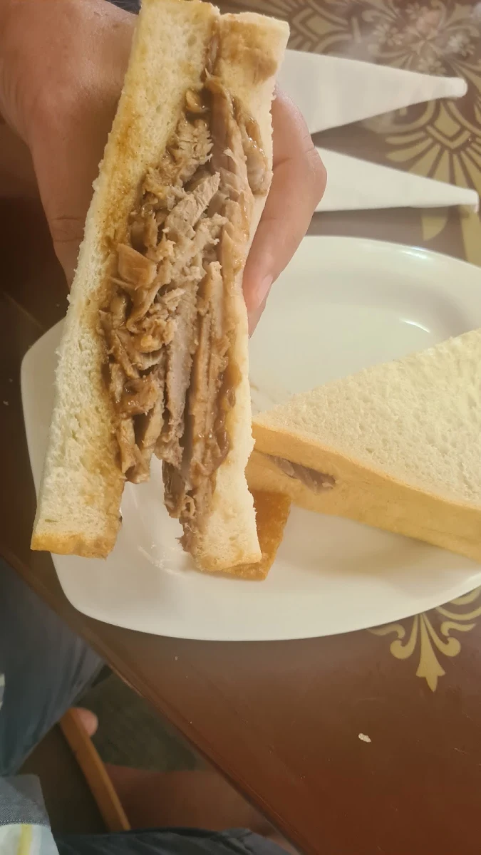 Roast Pork & Gravy Sandwich, The Gravy Train Cafe