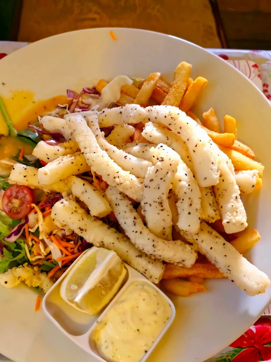Salt and Pepper Calamari, Ravenshoe Hotel Bar and Restaurant