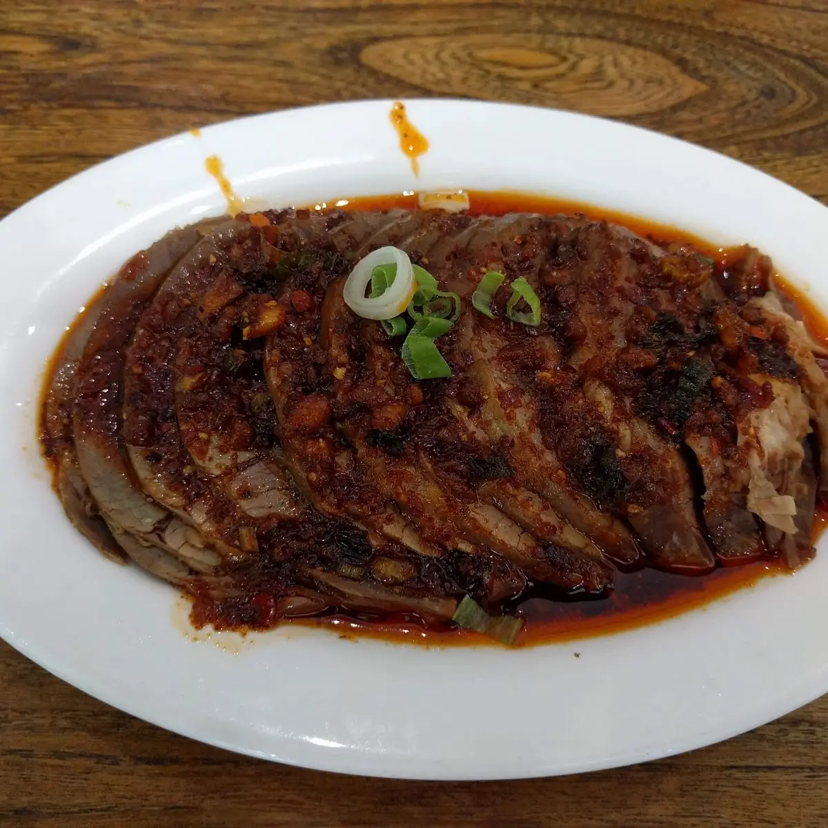 Sliced Pork Ear w Hot Ail Sauce