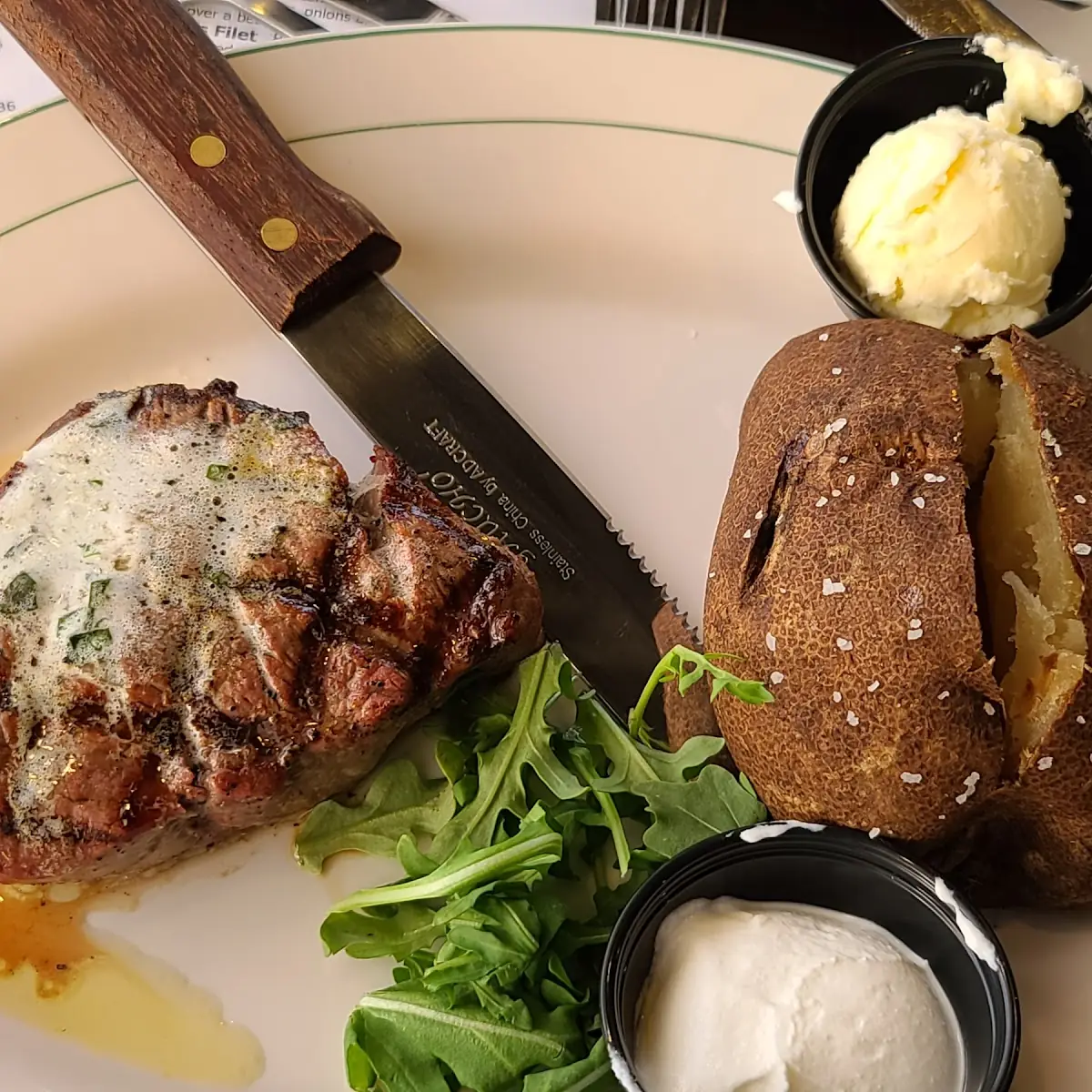 Fillet with Baked Potato