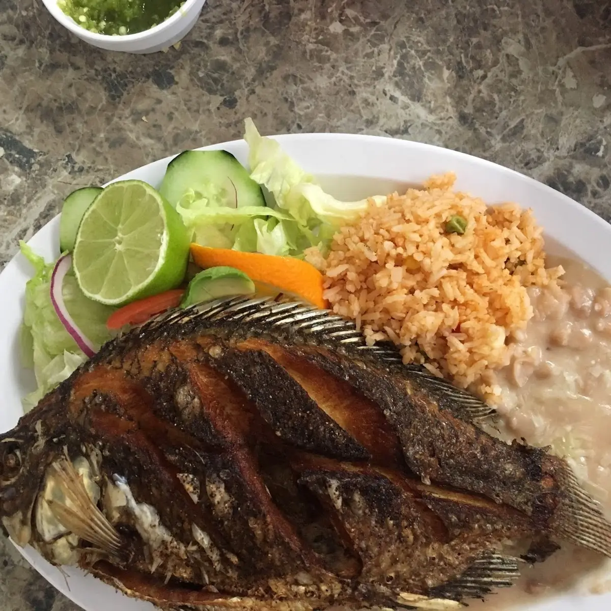 Mojara Frita Whole Fried Fish