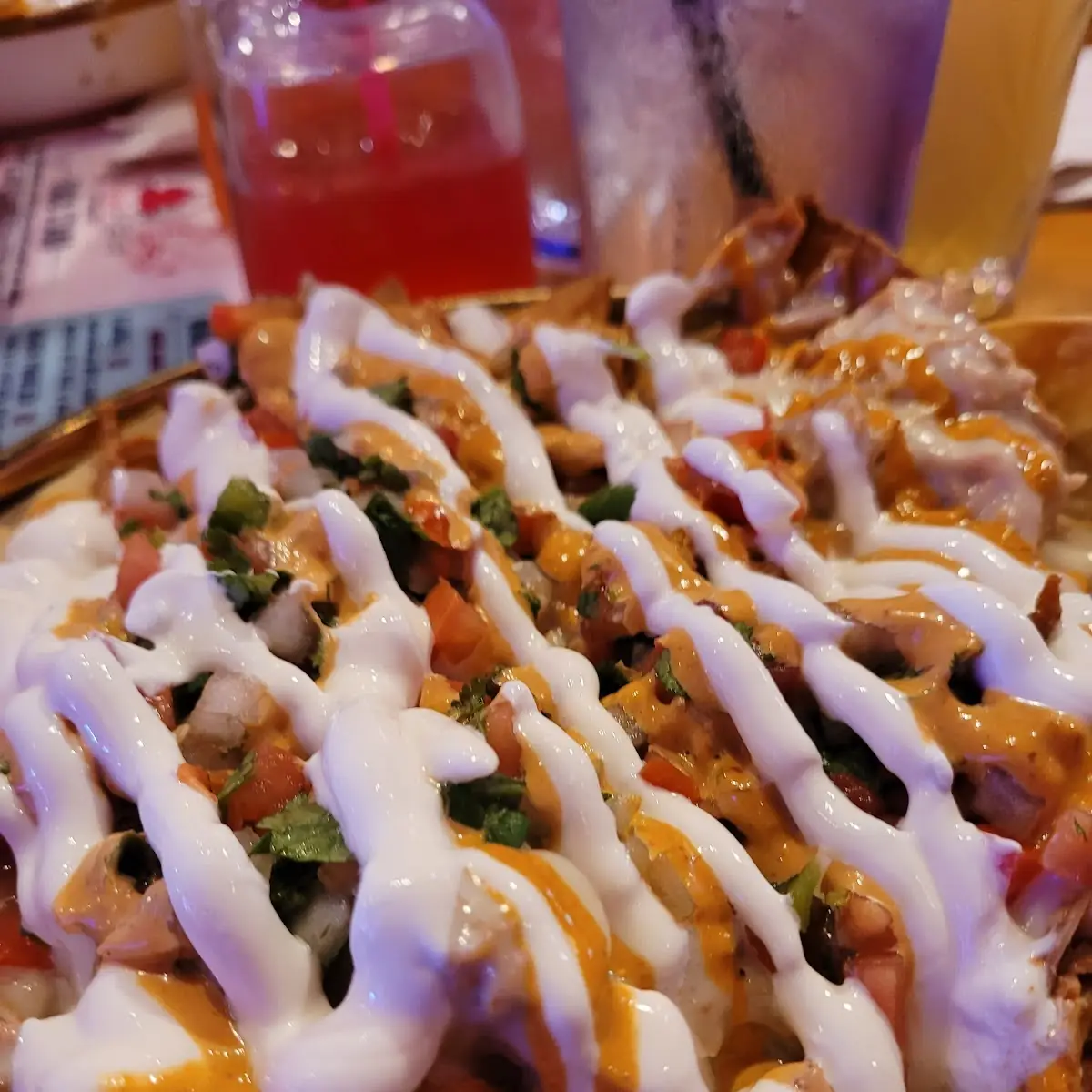 Shredded Chicken Nachos