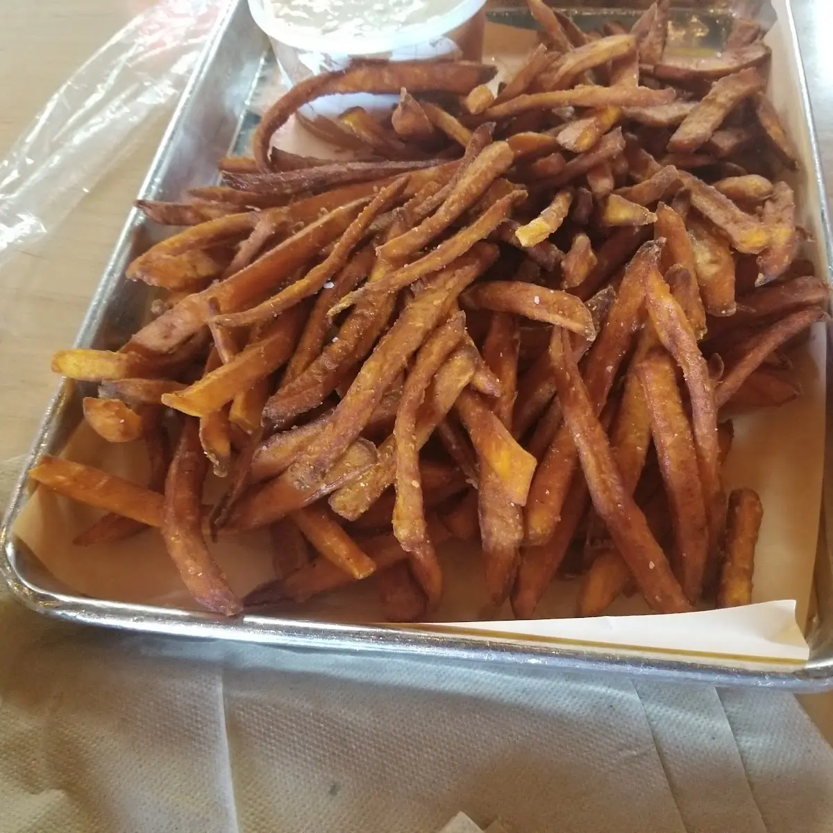 Brisket Sandwich and Fried Shrimp