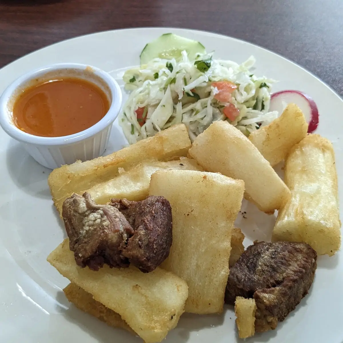 Fried Yucca & Pork Belly