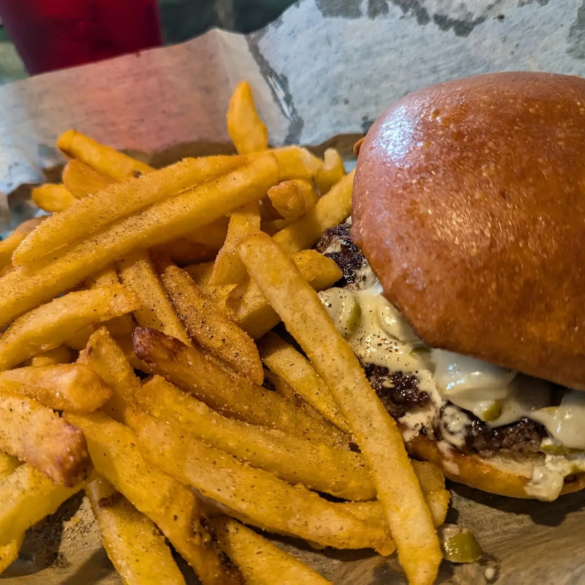 Burger and Fries