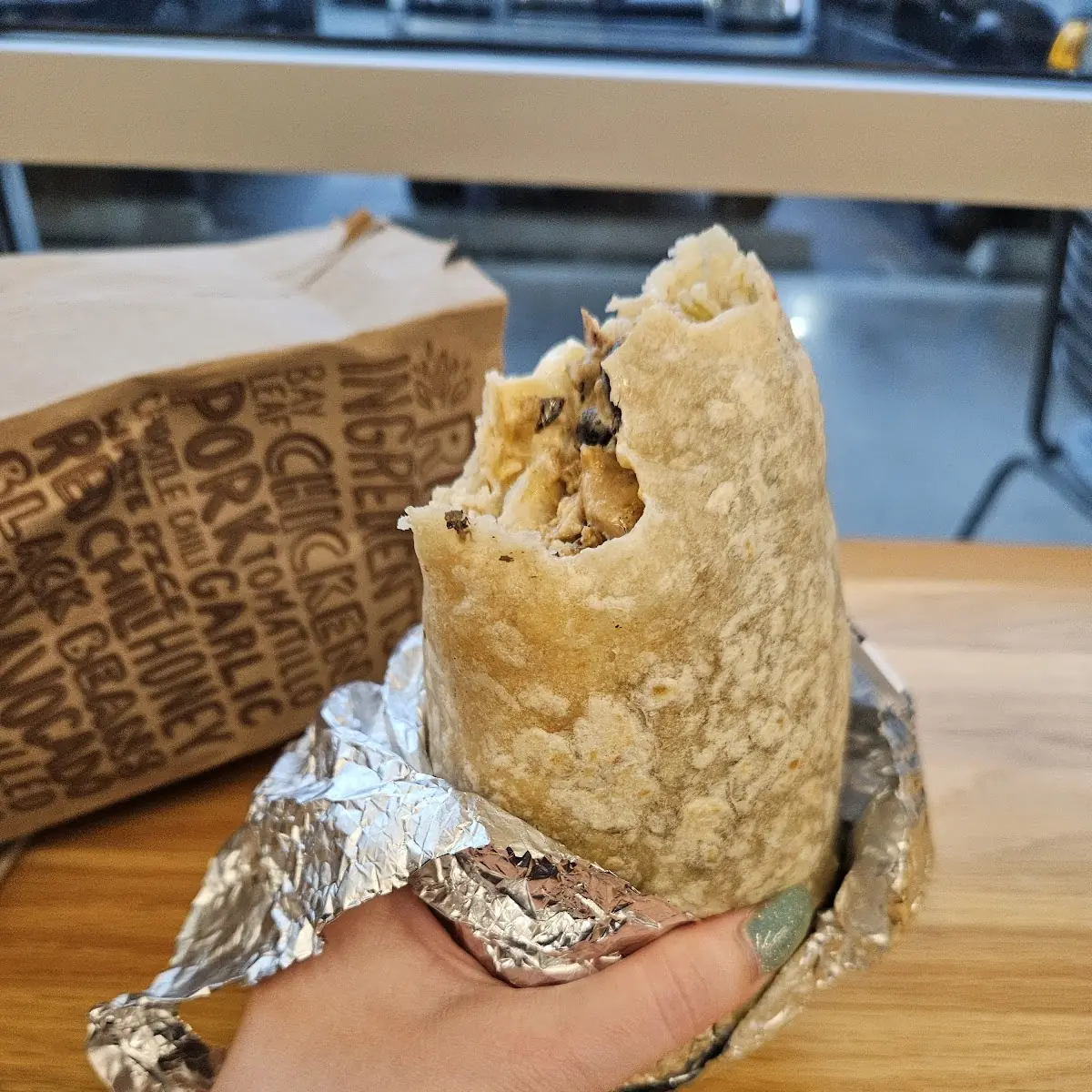 Chipotle Honey Chicken Burrito