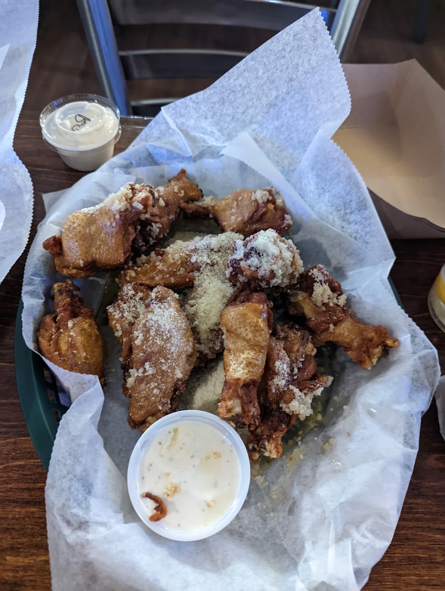 Garlic Butter Parmesan Wings