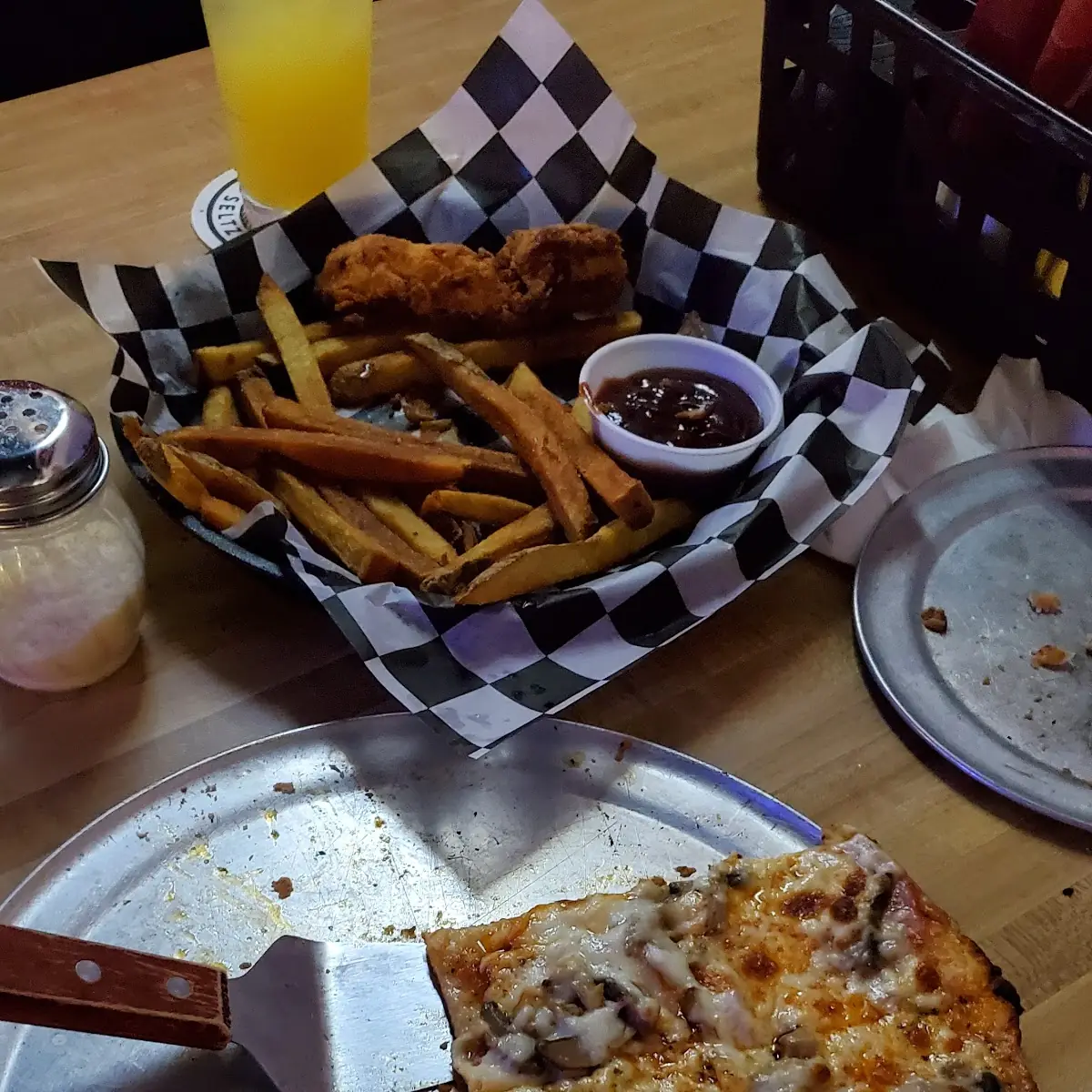 Canadian Bacon & Mushroom Pizza