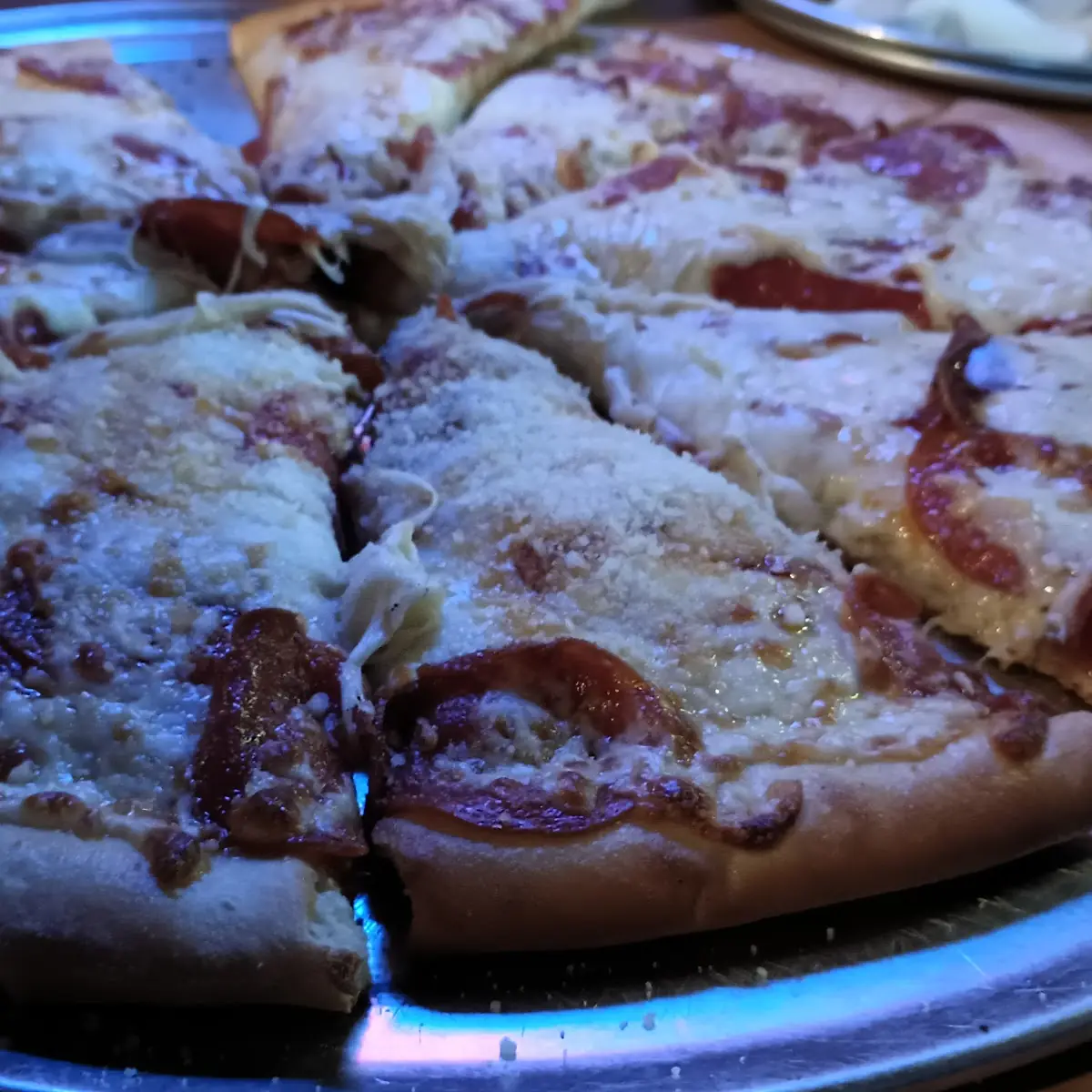 Pepperoni Pizza on Thick Crust