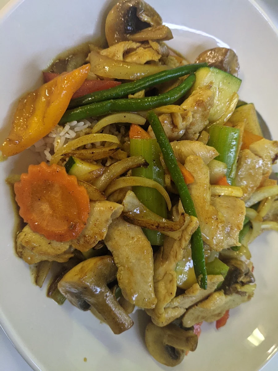 Rice Chicken Curry Chicken