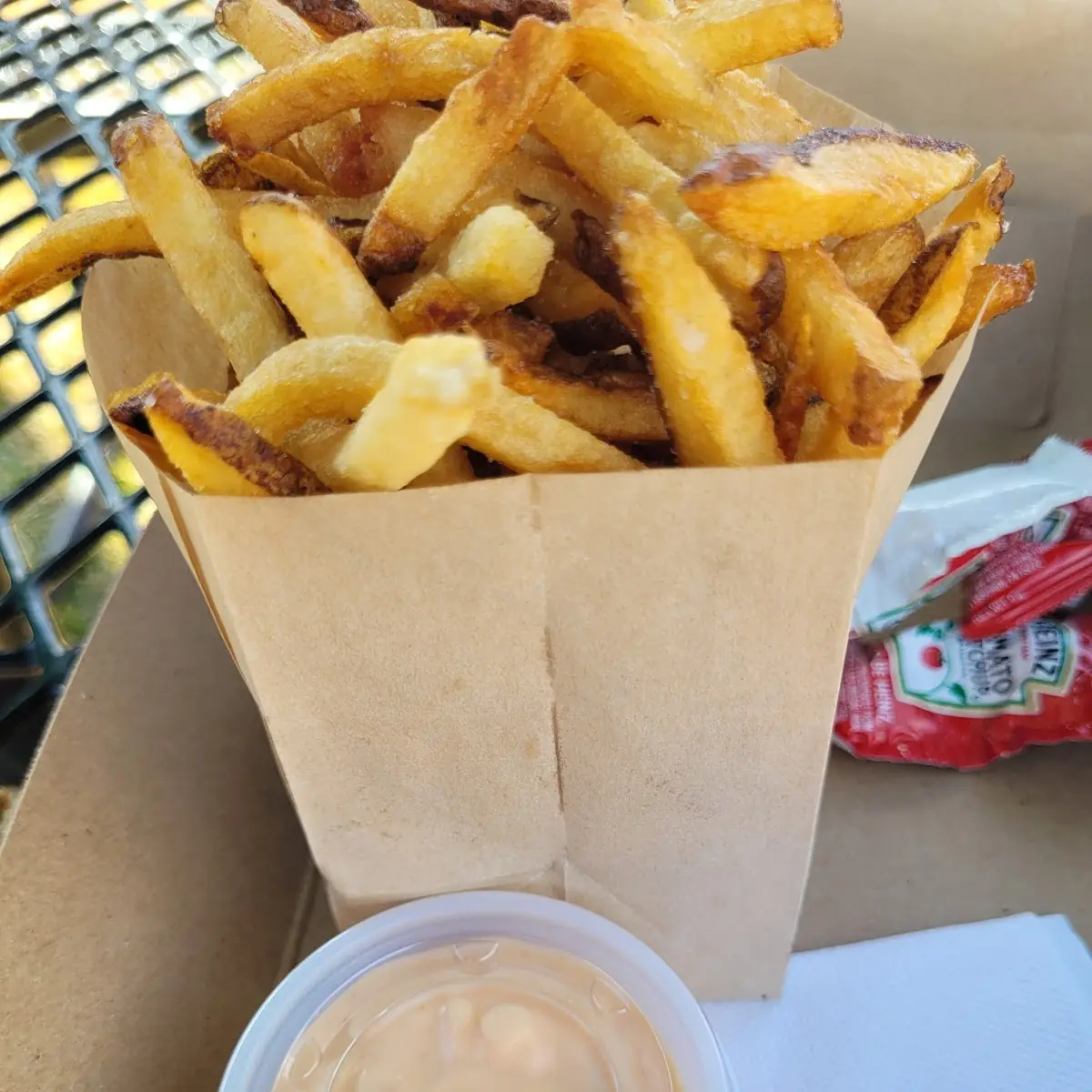 Fries and Dipping Sauce