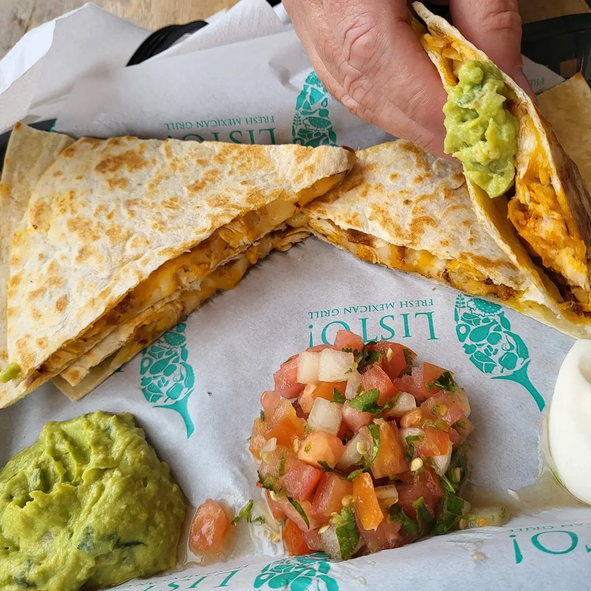 Chicken Quesadilla Plate