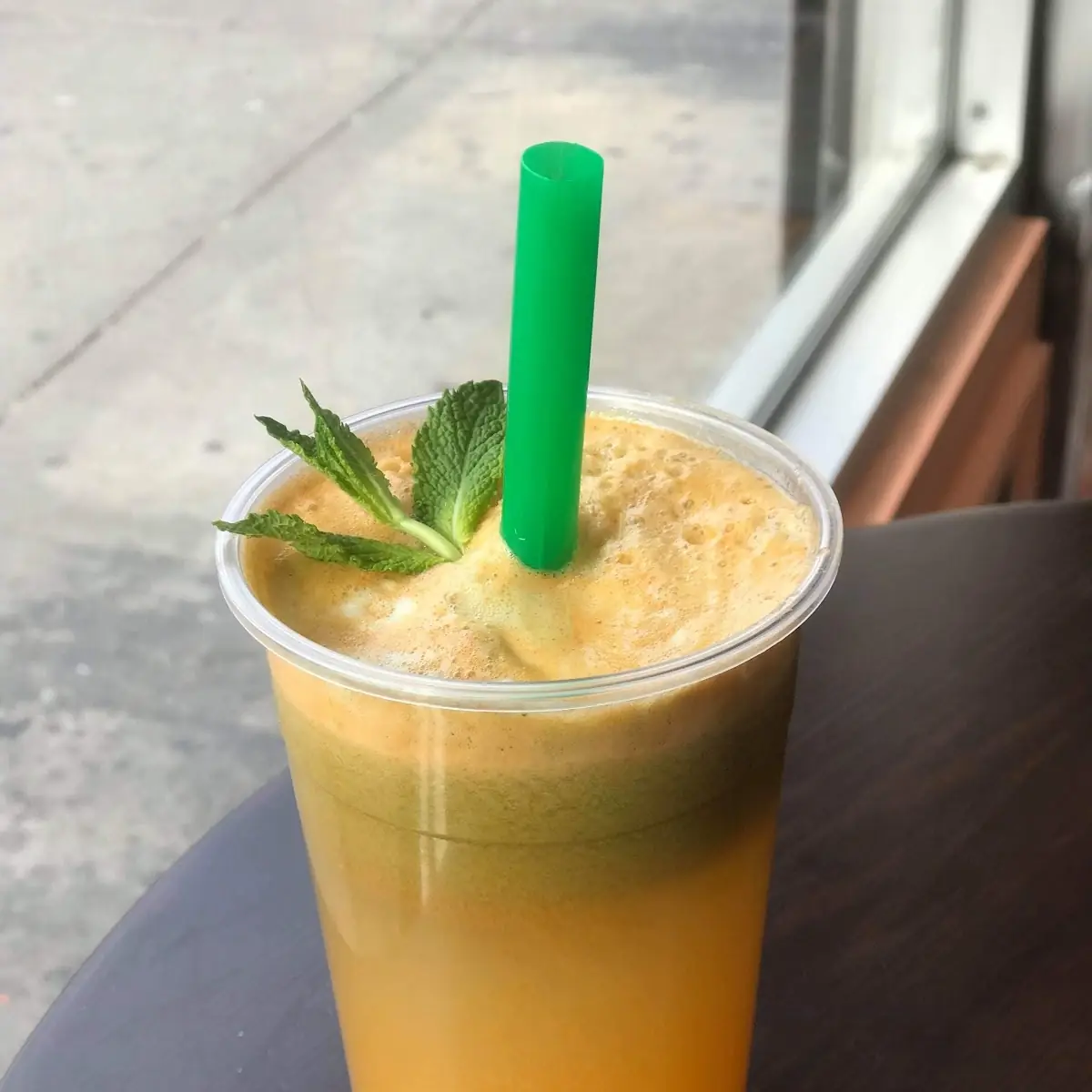 Almond Milk Tea Passion Fruit Green Tea