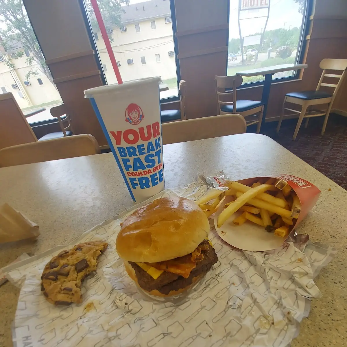 Bourbon Bacon Cheeseburger Combo and Cookie