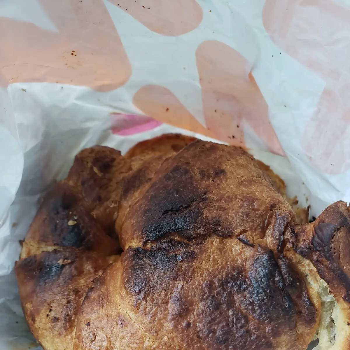 Burnt Breakfast Sandwich