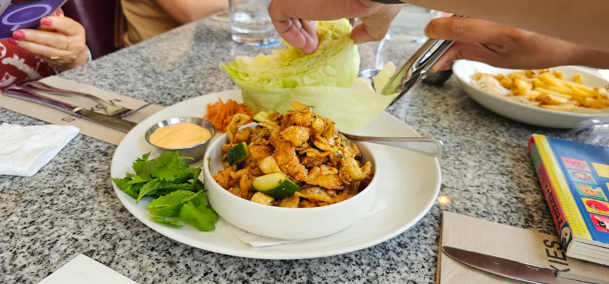 Cashew Chicken Lettuce Wrap