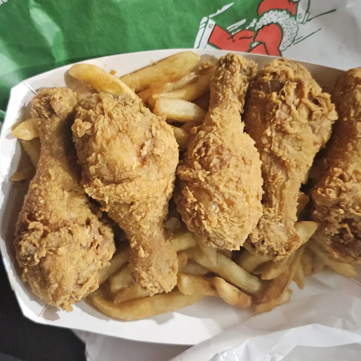 Chicken Legs and Fries