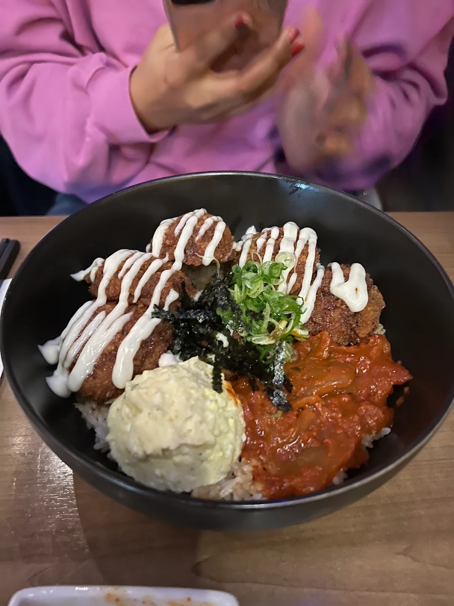 Donburi Au Karaage Mayo