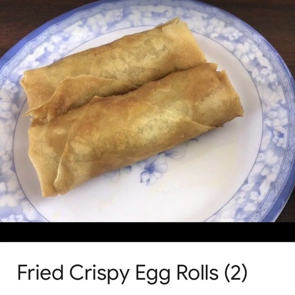 Fried Crispy Egg Rolls