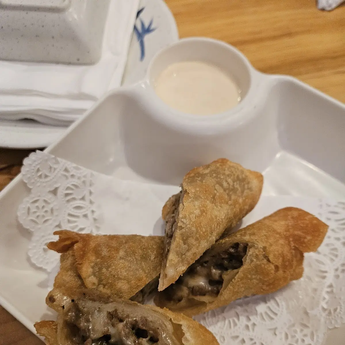 Cheesesteak Egg Rolls