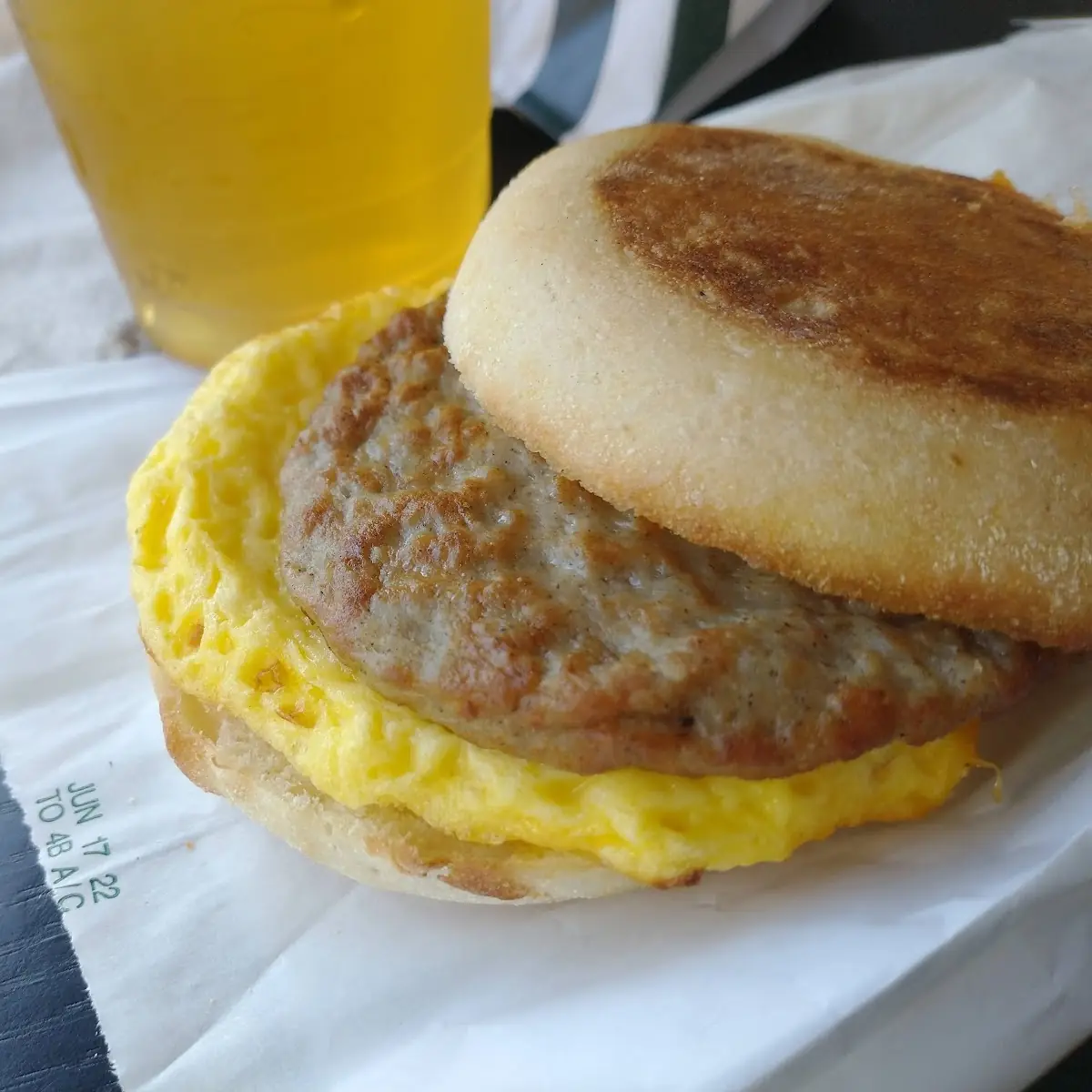 Egg Sausage Biscuit