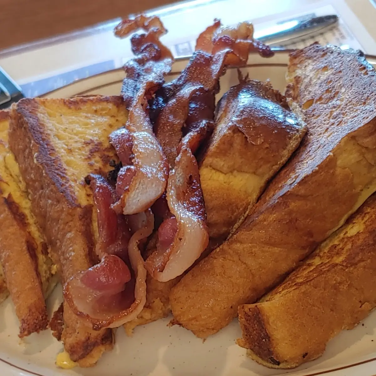 French Toast with Bacon