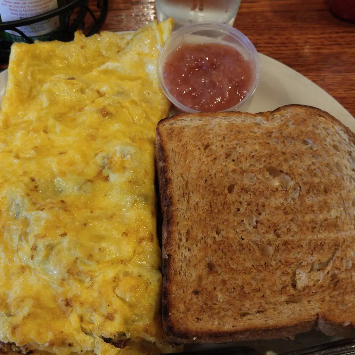 Italian Sausage and Ham Omelette