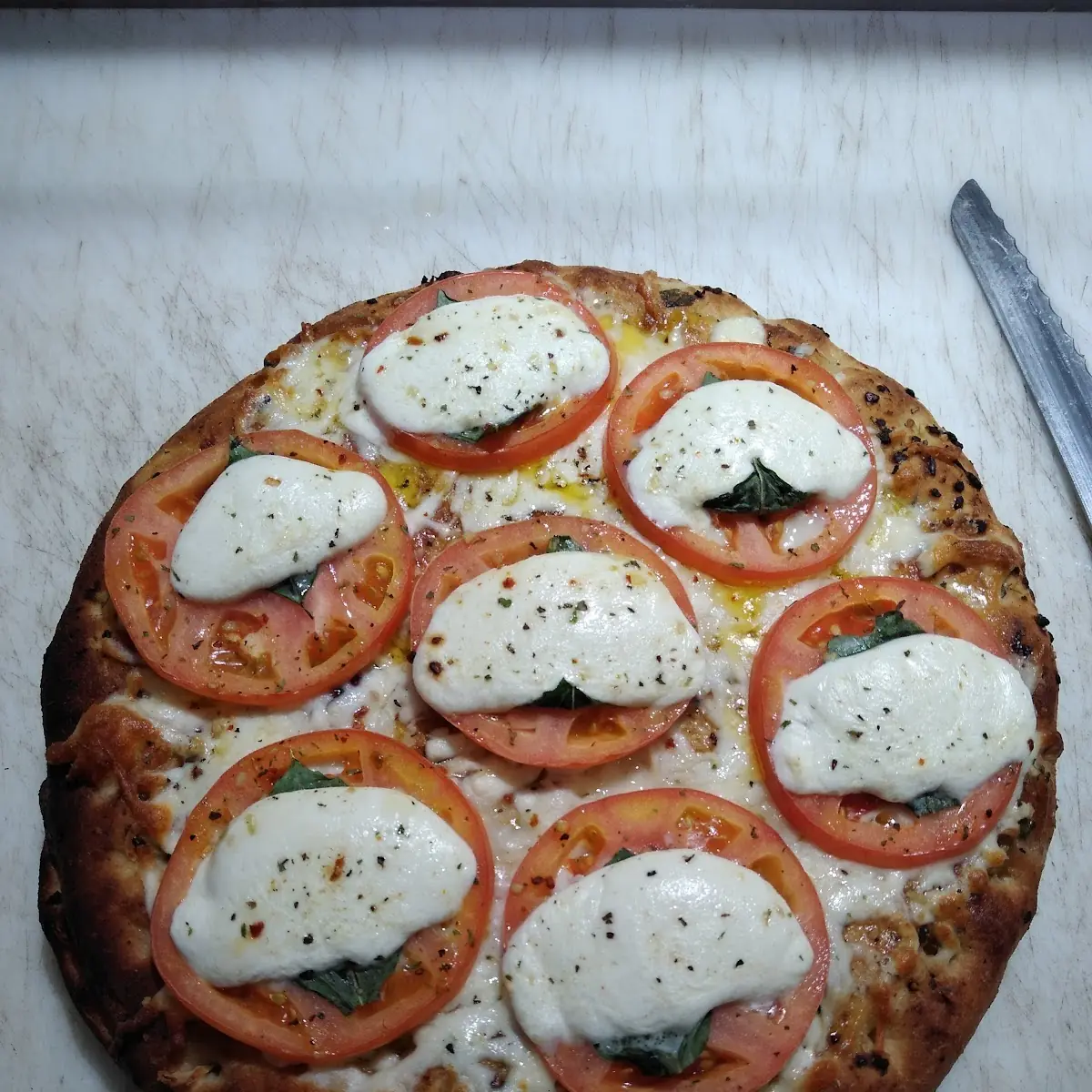 Whole Tomato Basil Focaccia Pizza