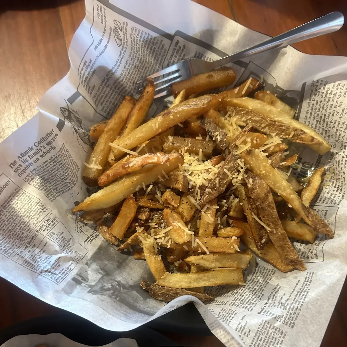 Garlic Parmesan Fries