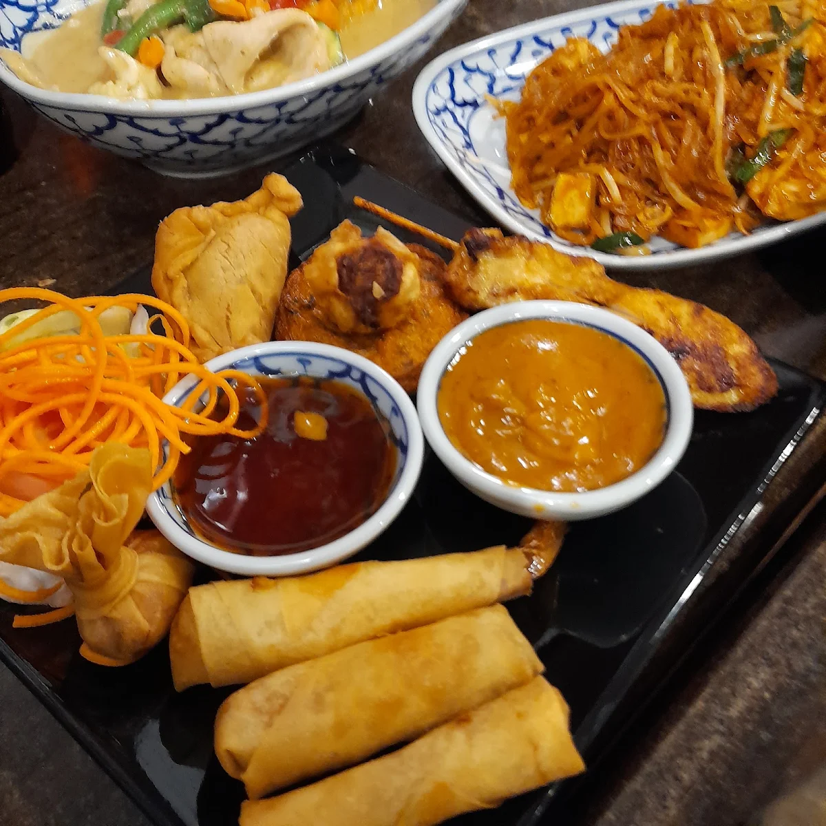 Mixed Platter, At Home Thai Restaurant