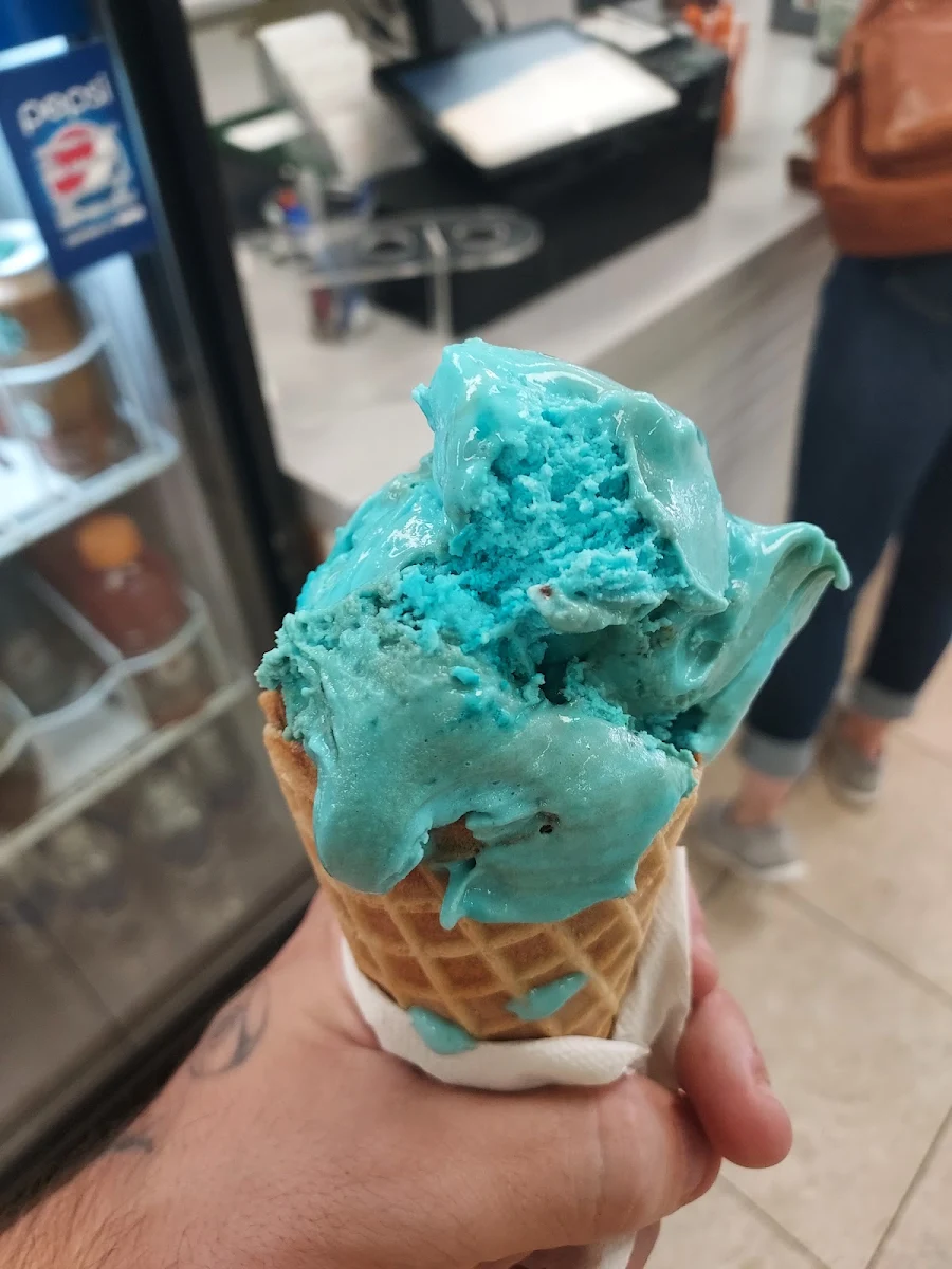 Bubblegum Ice Cream in a Waffle Cone