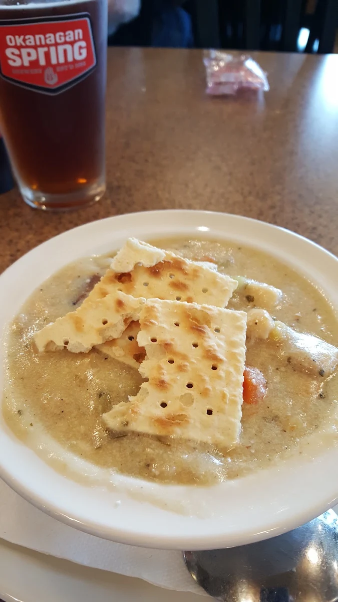 Seafood Chowder, C-Lovers Fish & Chips
