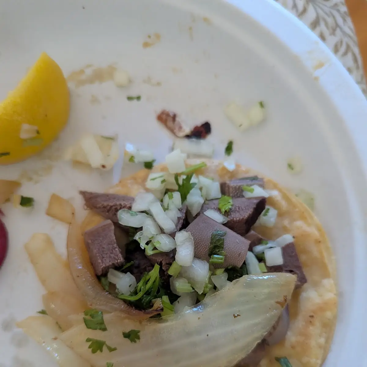 Taco de Lengua Tongue