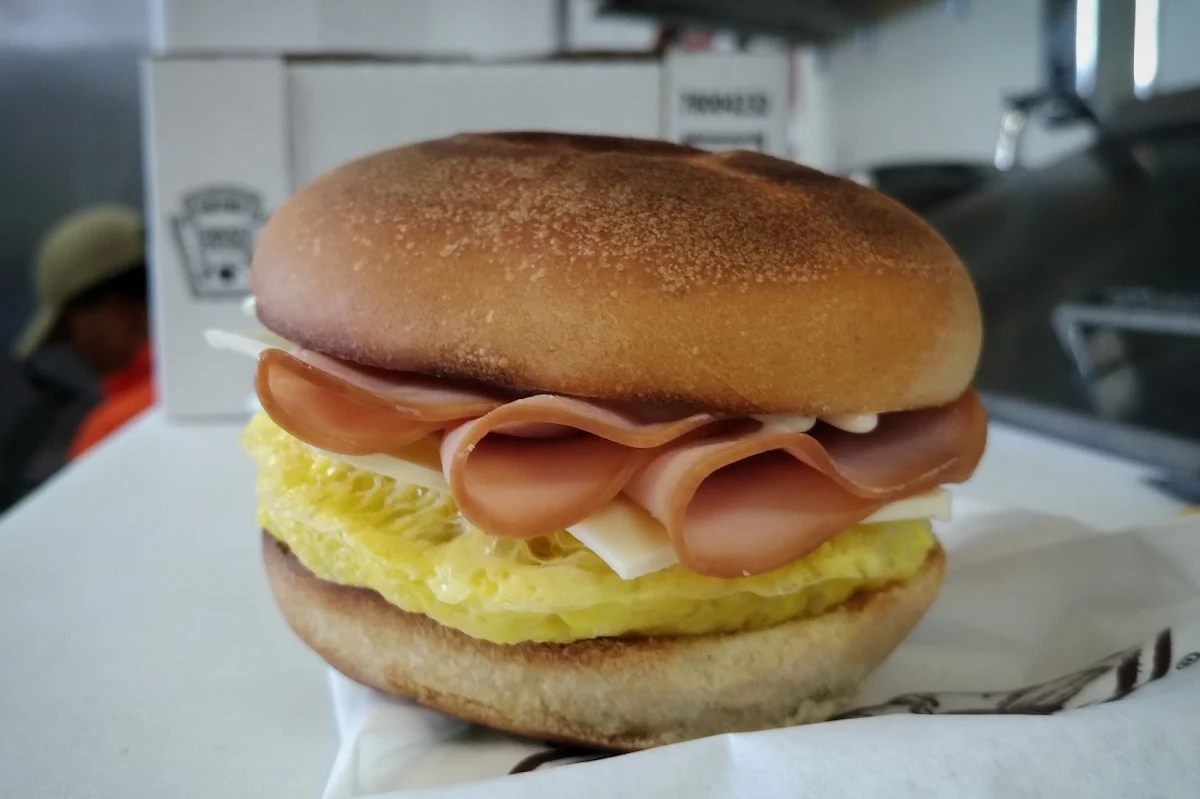 Turkey Egg and Cheese Bagel