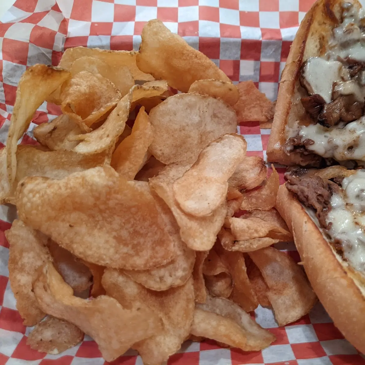 Philly Cheesesteak with Chips