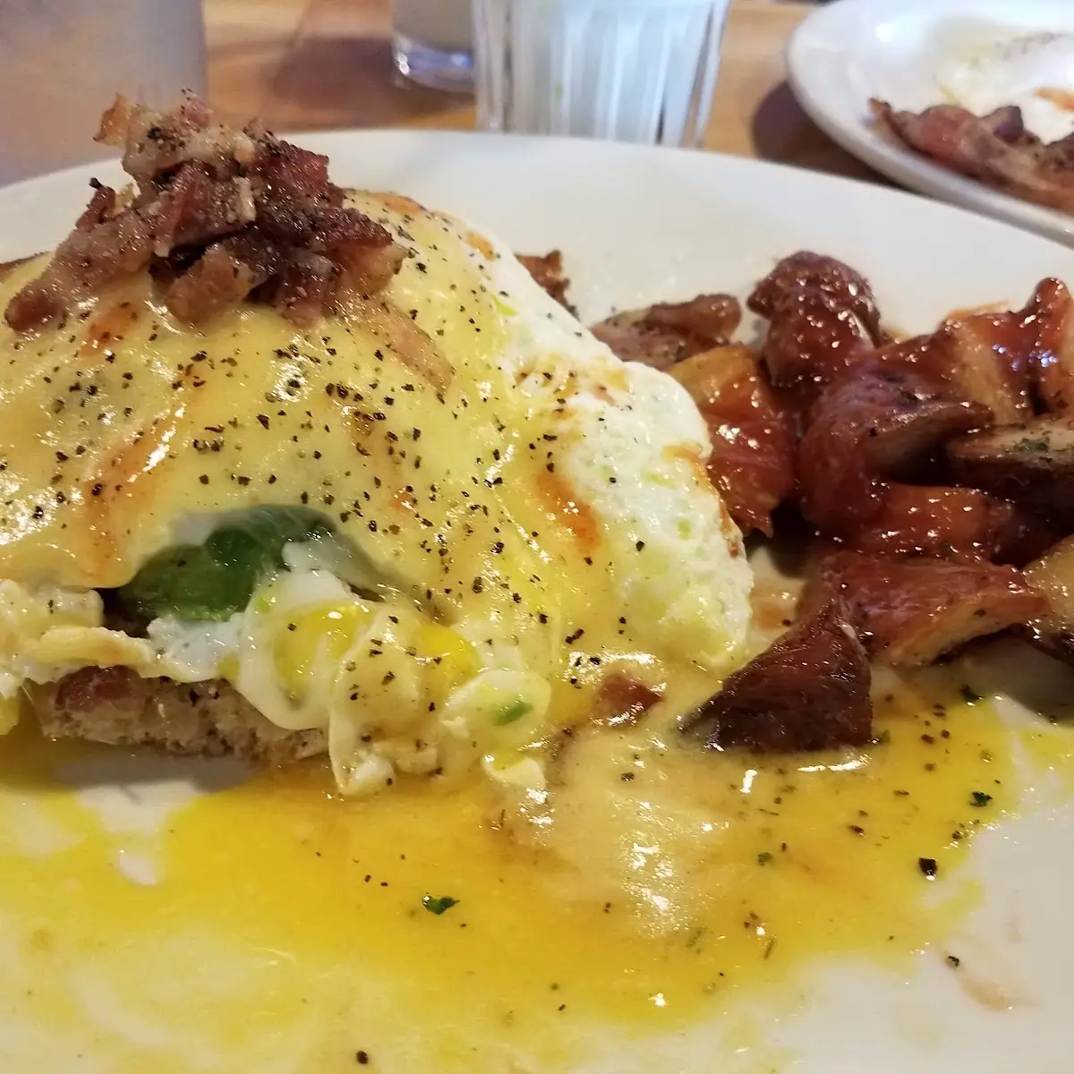 Bacon Avocado Benedict