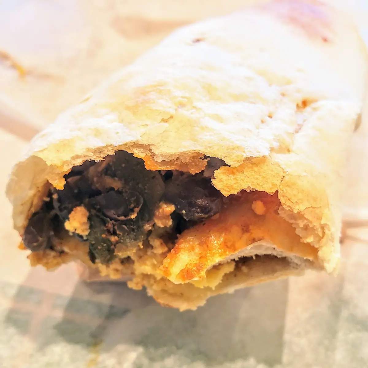 Black Bean and Egg Burrito